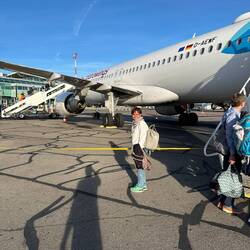 Abflug dann einen Tag später aber das schöne Wetter tröstet