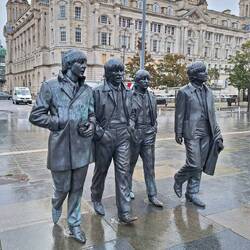 Die "Fab Four" dürfen natürlich nicht fehlen. Für's Beatles Museum fehlte aber die Zeit.