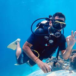 Me having a great time diving