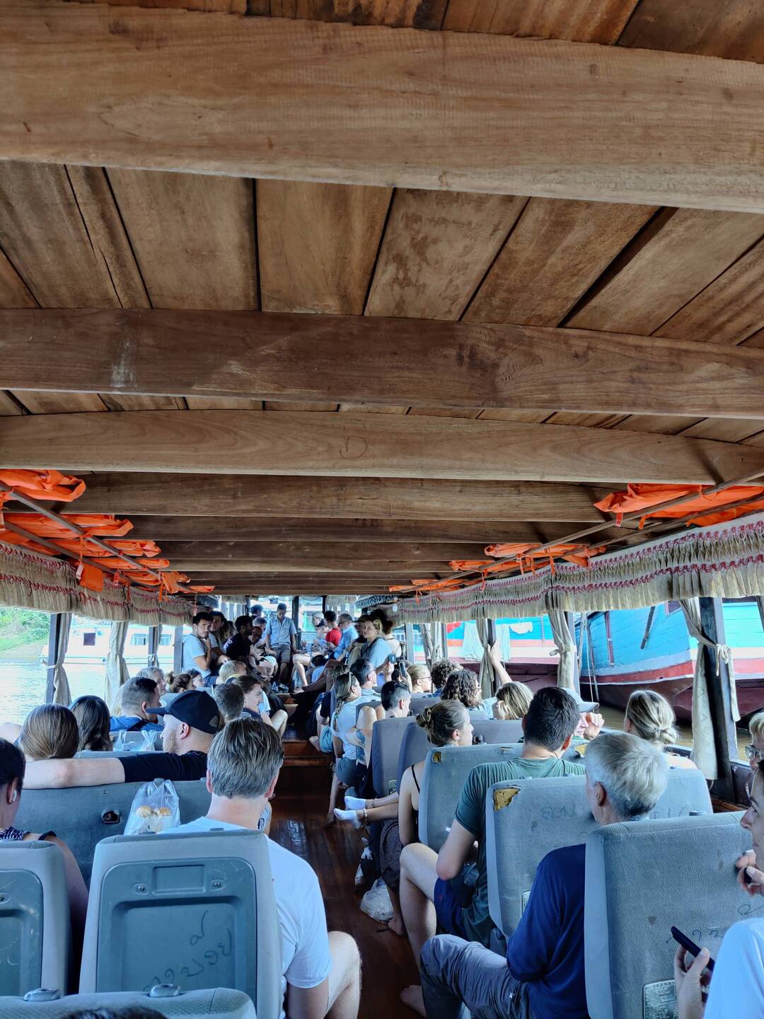 Managed to get on the boat despite being told it was full