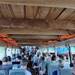 Managed to get on the boat despite being told it was full