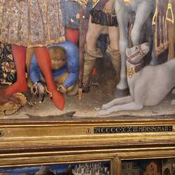 Fido and slave fixing stirrup.