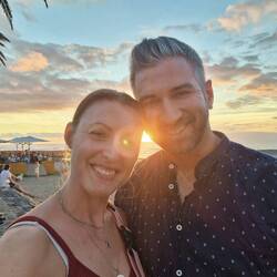 Sonnenuntergang mit Süßis