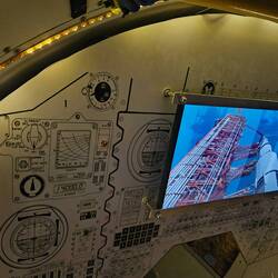 Going in a simulated launch