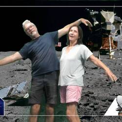 Also, we went to space! (This was a late addition to the footprint as it got forgotten)