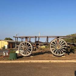 The jetty and old train museum. Very run down unfortunately