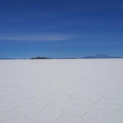 Salz, soweit das Auge reicht