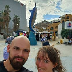 Ein Bild in der Hafenmitte