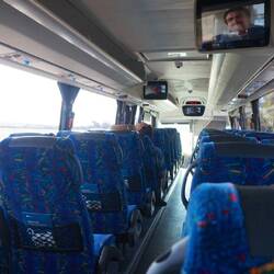Im Bus nach Perth