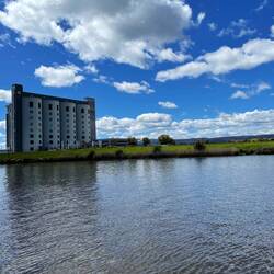 Old silos now a hotel