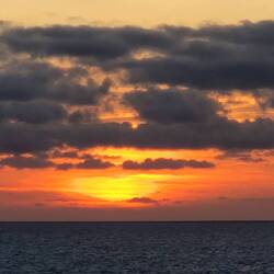 Coucher de soleil sur la mer Ionienne