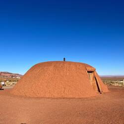 A Hogan - traditional Navajo house