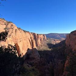 Camping that night at Navajo National Monument