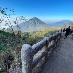 One of the many volcanoes in the surrounding area