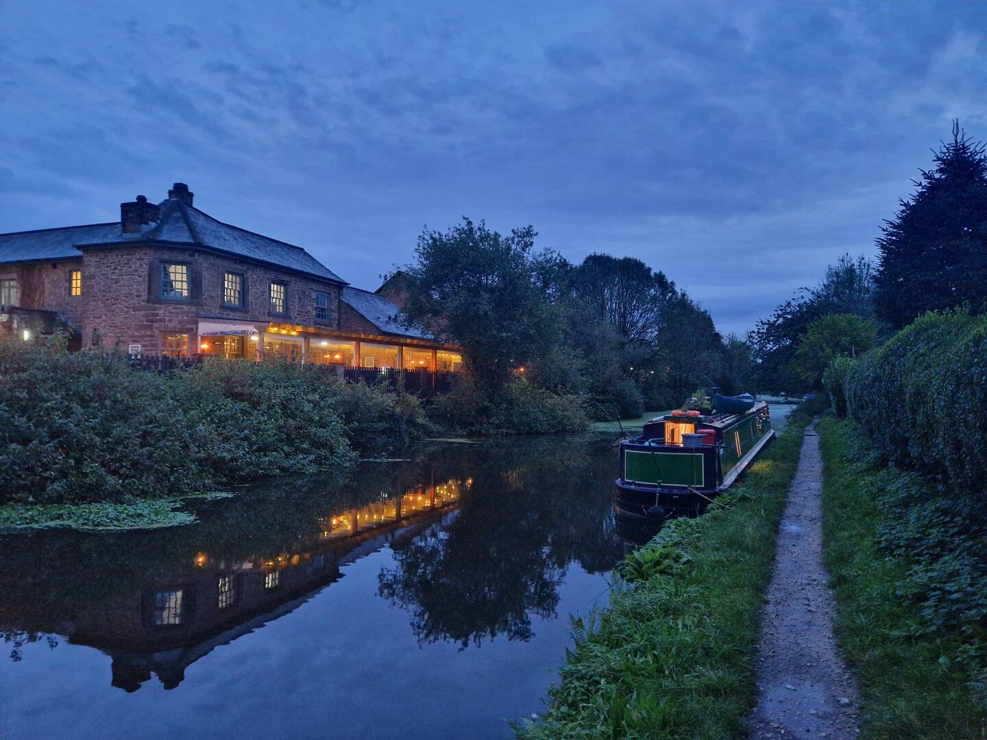 Moored opposite The Maltings