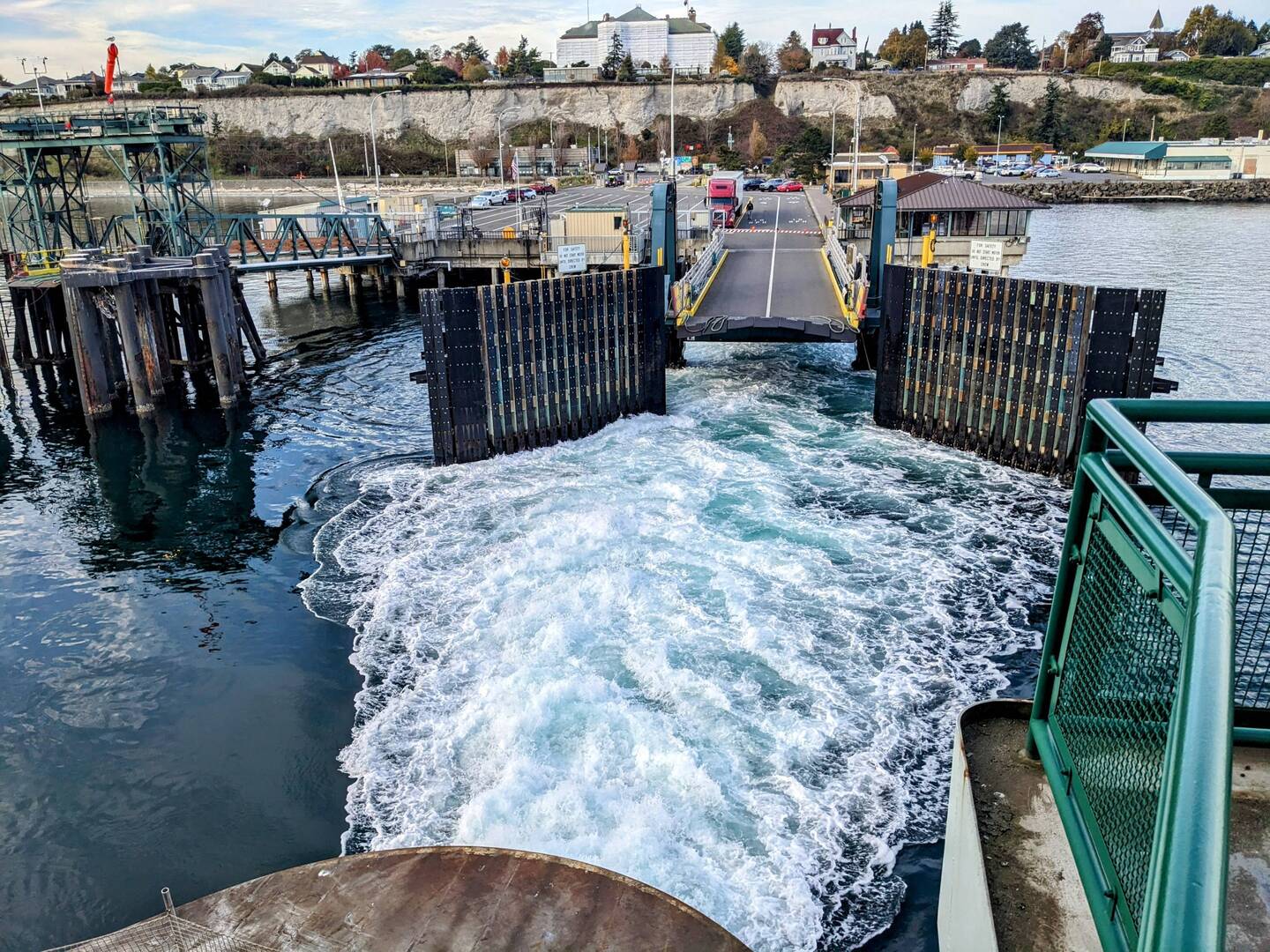 Ferry leaving Port Townsend
