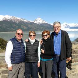 With Sue and Hubert, fellow travellers.