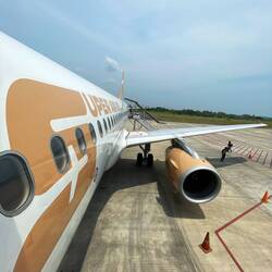 The Superair Jet for my flight to Jakarta