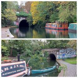 The Islington Tunnel; Western portal / Eastern portal