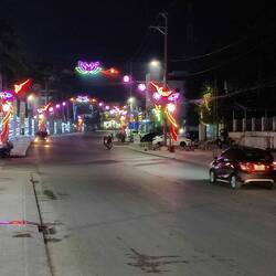 Avondwandelingetje in een provinciaal stadje.