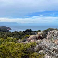 View from Tourville Lighthouse walk