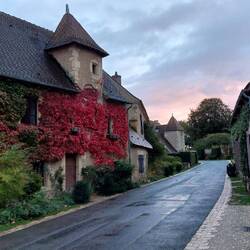 Lige før solnedgang