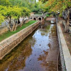 Kanal-Schwimmbad in Alte (leider ausser Betrieb)!