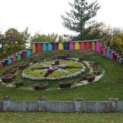 Floral Clock, meeting point like the Clock in Hanley 😆