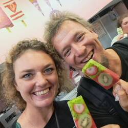 Mitternachts-Eis, halb gesunde Variante 😅
