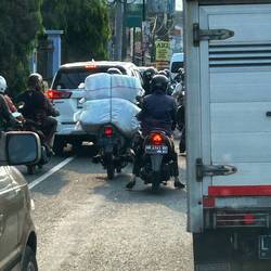 driving back to Yogyakarta was fun