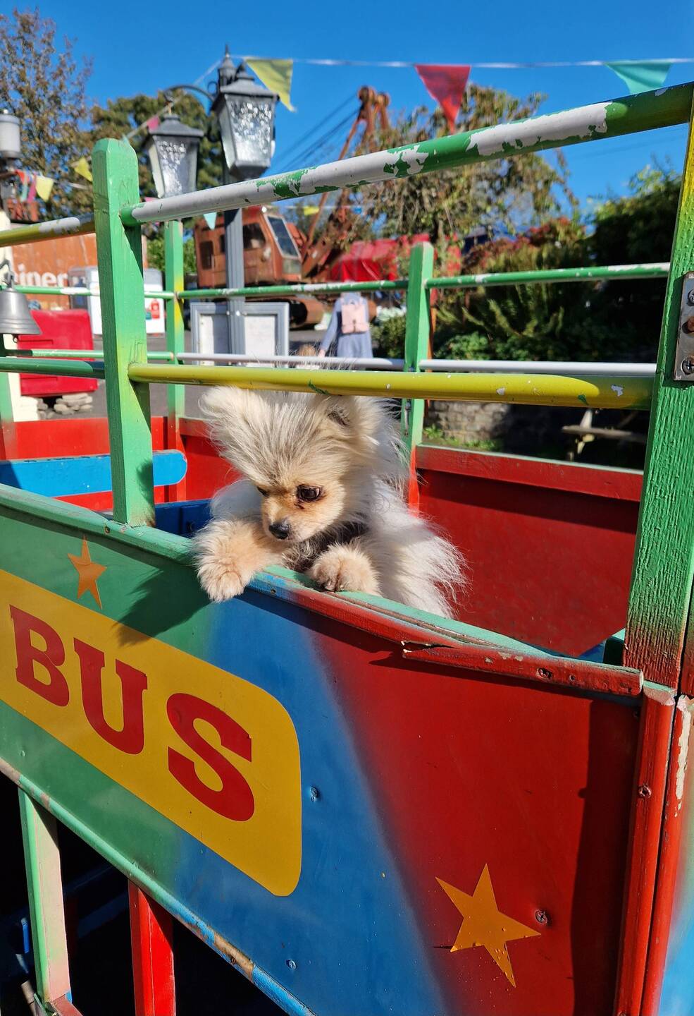 The 'Fun Bus' at Ellerbeck Boatyard Bus Cafe