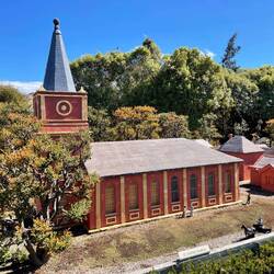 Old Hobart Town model village, its is the precursor to St David's where I heard the bells