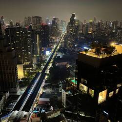 Aussicht von der Rooftop Bar