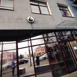 Фасад в процессе