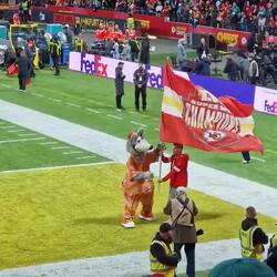 Das Chiefs Maskottchen