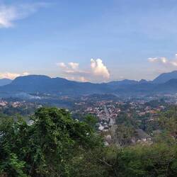 View from the top of Phousi hill