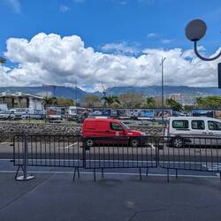 View from the airport terminal