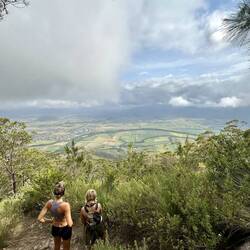 Lachlan states it was worth the walk! Still not at the top though