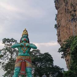 Batu Caves are a Hindu-Tempel area...