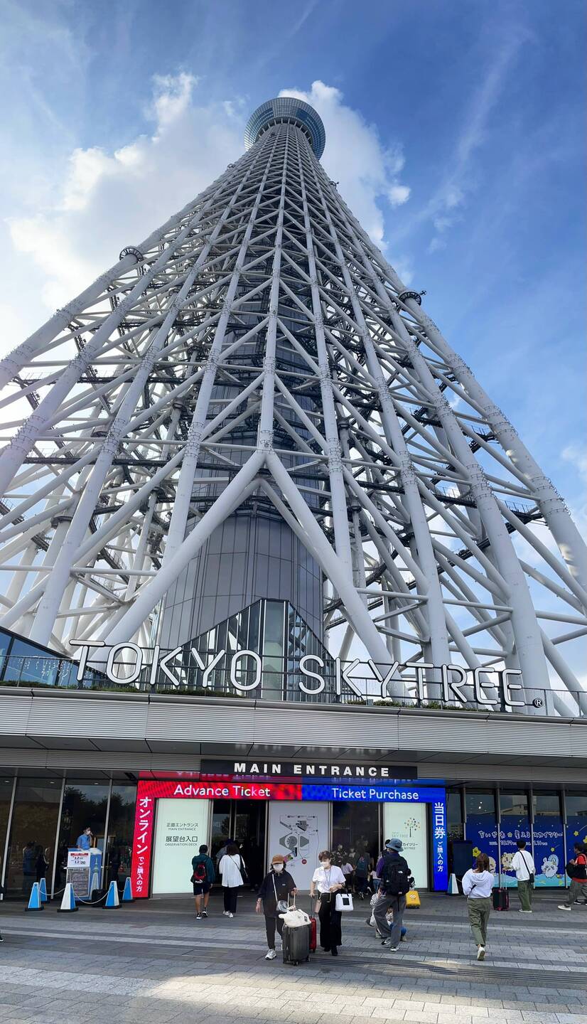 The Skytree tower in Tokio