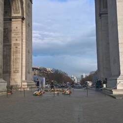 Vista dall'Arco di Trionfo
