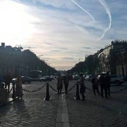 Vista dall'Arco di Trionfo