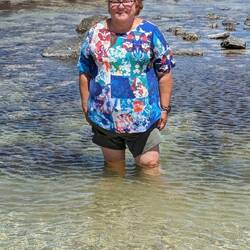 Got the feet wet