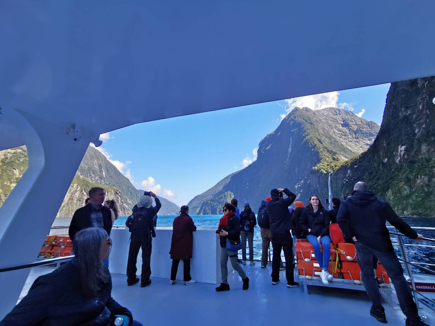 Eine Seefahrt im Milford Sound