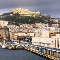 Our sightseeing destination is way on top of Montesanto — Naples, Italy.