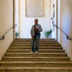 The monumental staircase at Palazzo Altemps — MNR ... Rome, Italy.