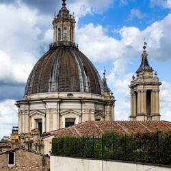 Dome from the Museo di Roma ... Palazzo Braschi.