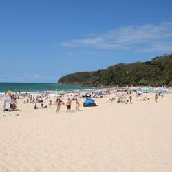 Am Strand von Noosa Heads