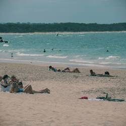 Auch am Strand von Noosa Heads