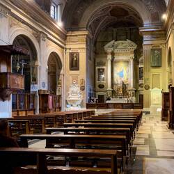 The Capuchin church at the monastery — Rome, Italy.